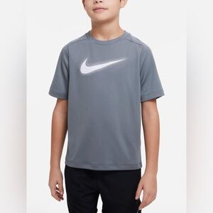 Nike Boys Large Gray and White T-Shirt